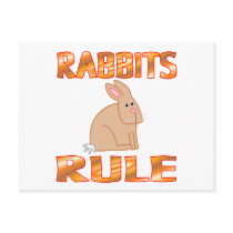 RABBITS RULE postcards