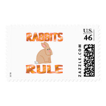 RABBITS RULE STAMP