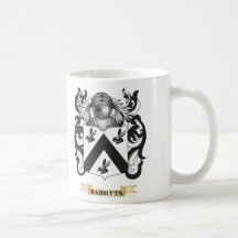 Rabbitts Coat of Arms (Family Crest) Coffee Mug