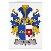 Raben Family Crest cards