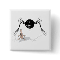 rabid bowling ball spider chases pin