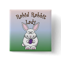 Rabid Rabbit Button 4