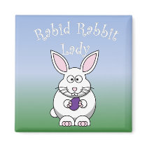Rabid Rabbit Magnet 1