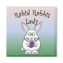 Rabid Rabbit Magnet 4