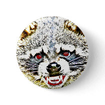 Rabid Raccoon Pin