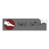 rabid rats bumper stickers