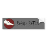 rabid rats bumper stickers