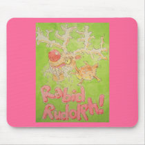 Rabid Rudolph mousepads