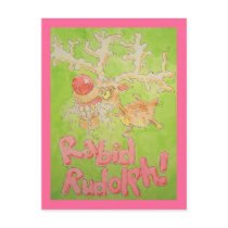 Rabid Rudolph postcards