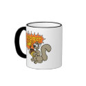 Rabid Squirrel Kung Fu mugs by wislander Rabid Squirrel Kung Fu mugs
