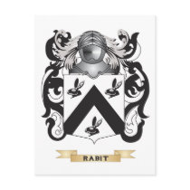Rabit Coat of Arms (Family Crest) Post Cards