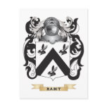Rabit Coat of Arms (Family Crest) Post Cards