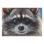 Raccoon #1 greeting card
