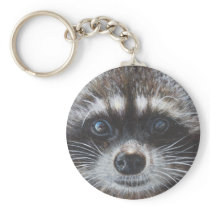 Raccoon #1 key chain