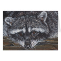 Raccoon #2 greeting cards