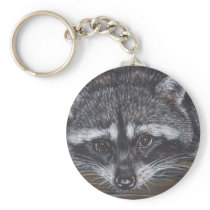 Raccoon #2 key chain