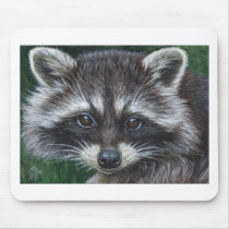 Raccoon #3 mouse pad