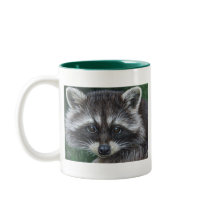 Raccoon #3 coffee mugs