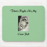 Raccoon At Home Mousepad