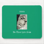 Raccoon At Home Mousepad