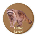 RACCOON BABY Collection Refrigerator Magnets
