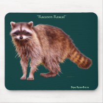 Raccoon Baby Mousepad