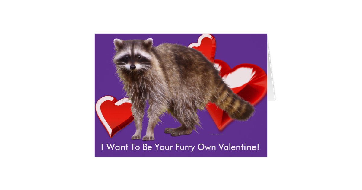 Zeus hera muscle transparent deity RACCOON BABY Valentine's Day Card | Zazzle