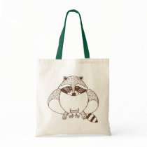 Raccoon Canvas Bag