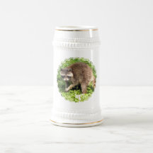 Raccoon Beer Stein Coffee Mugs