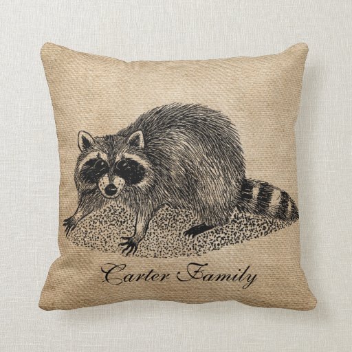 raccoon pillow pet