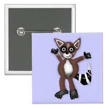 Raccoon Button