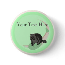 Raccoon Buttons by Customizables Raccoon Buttons