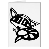 Raccoon cards