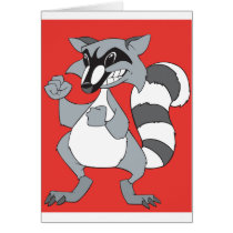 Raccoon cards