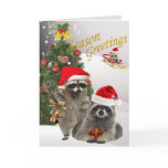 Raccoon Christmas A Time For Fun Cards