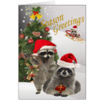 Raccoon Christmas A Time For Fun Cards