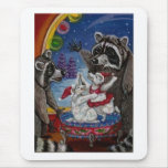 RACCOON Dancing Bear Musicbox Mousepad
