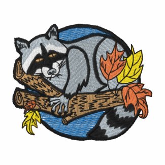 Raccoon embroideredshirt