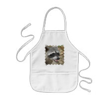Raccoon Face Children's Apron