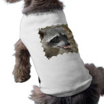 Raccoon Face Dog Shirt