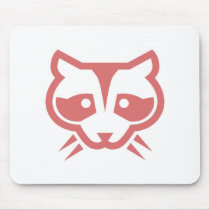 Raccoon Face Mousemat Mouse Pads