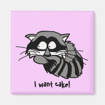 Raccoon Fridge Magnets