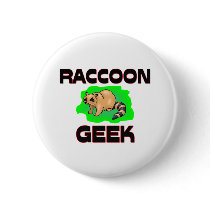 Raccoon Geek buttons