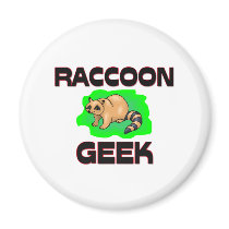 Raccoon Geek magnets