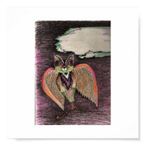 Raccoon Gryphon posters