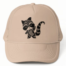 raccoon trucker hats