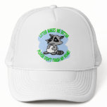 raccoon mesh hat