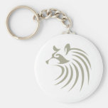 Raccoon in Swish Drawing Style Keychains