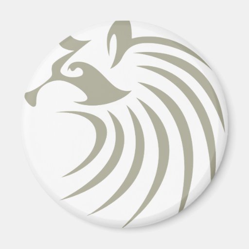 Raccoon in Swish Drawing Style Magnets