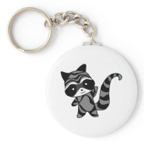 raccoon key chains